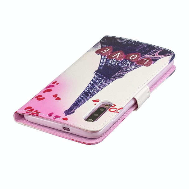 Love Tower Pattern Horizontal Flip Leather Case for Xiaomi Mi 9, with Holder & Card Slots & Wallet