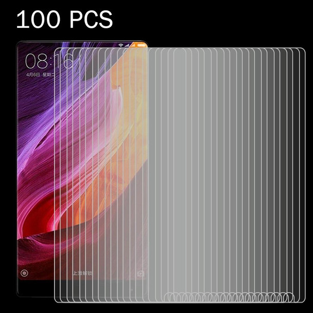 100 PCS for Xiaomi Mi Mix 0.26mm 9H Surface Hardness 2.5D Explosion-proof Tempered Glass Non-full Screen Film