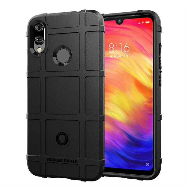 Full Coverage Shockproof TPU Case for Xiaomi Redmi Note 7 (Black)