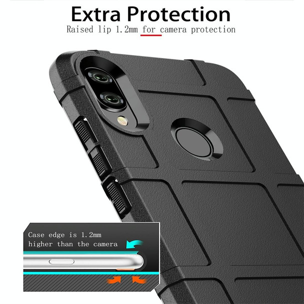 Full Coverage Shockproof TPU Case for Xiaomi Redmi Note 7 (Black)