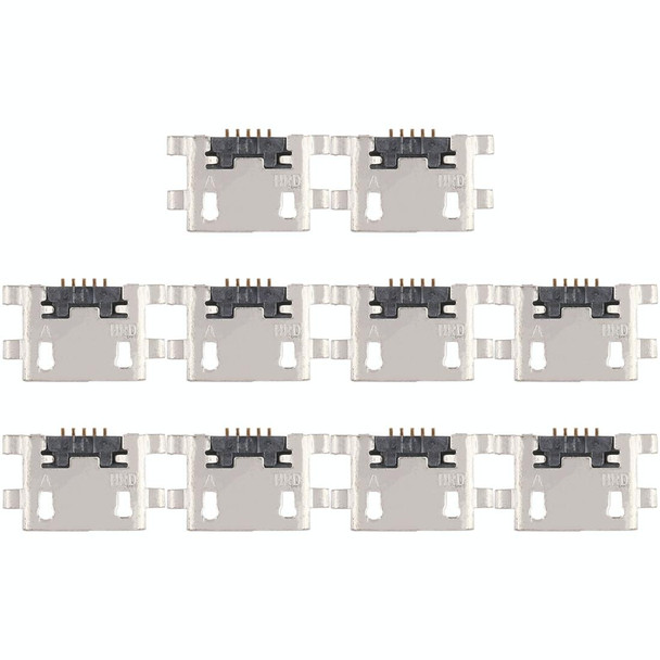 10 PCS Charging Port Connector for Xiaomi Redmi 4A / Redmi 4X