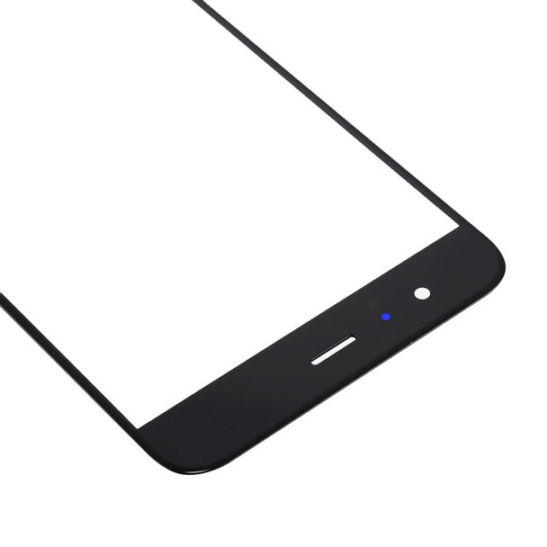 Front Screen Outer Glass Lens Support Fingerprint Identification for Xiaomi Mi 6(Black)