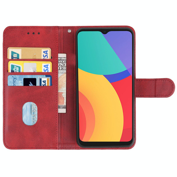 Leather Phone Case - Alcatel 1S(Red)