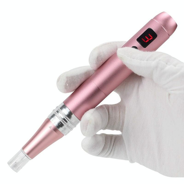 Microcrystalline Nano Electric Importer Micro-Needle Freckle Removal Beauty Instrument, Colour: Rlectric Microneedle (Pink)