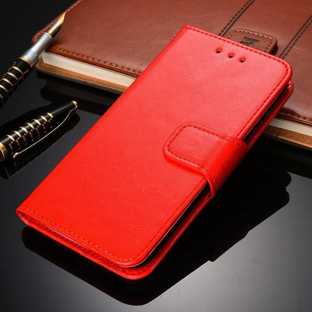 Xiaomi Redmi Note 10 Pro (China) Crystal Texture Horizontal Flip Leather Case with Holder & Card Slots & Wallet(Red)