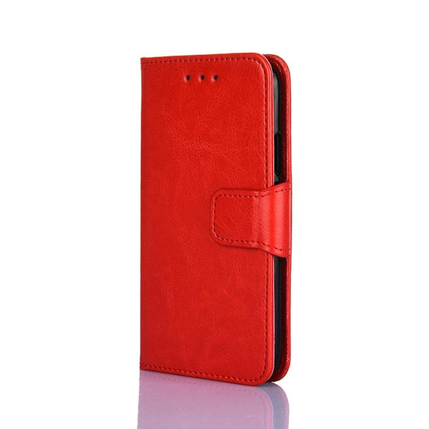 Xiaomi Redmi Note 10 5G Crystal Texture Horizontal Flip Leather Case with Holder & Card Slots & Wallet(Red)