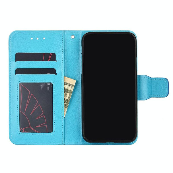 Xiaomi Redmi Note 10 4G / Note 10S Crystal Texture Horizontal Flip Leather Case with Holder & Card Slots & Wallet(Light Blue)