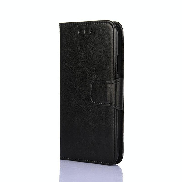 Xiaomi Redmi Note 10 5G Crystal Texture Horizontal Flip Leather Case with Holder & Card Slots & Wallet(Black)