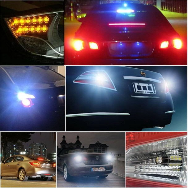 2 PCS T10 5W 285LM White Light 57 SMD 4014 LED Error-Free Canbus Car Clearance Lights Lamp, DC 12V