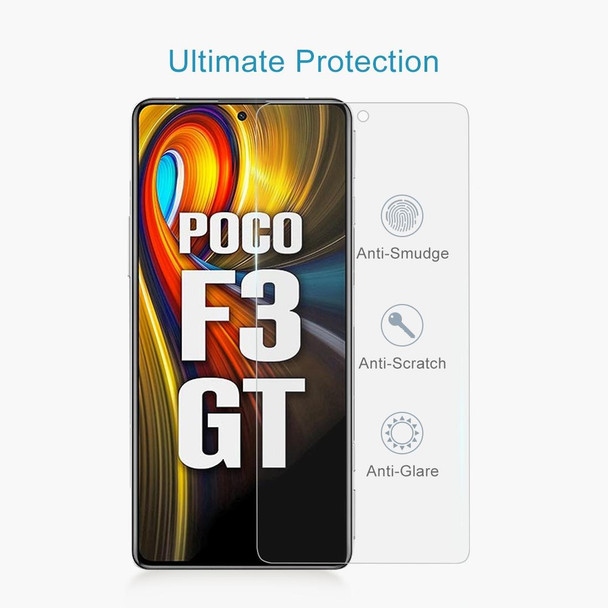 Xiaomi Poco F3 GT / Poco F4 GT 10 PCS 0.26mm 9H 2.5D Tempered Glass Film