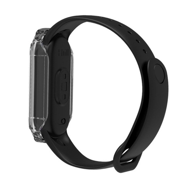 Xiaomi Mi Band 6 / 5 / 4 / 3 PC + Tempered Glass Watch Case(Transparent)