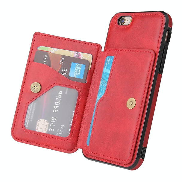Calf Texture Magnetic Case - iPhone 6s / 6(Red)
