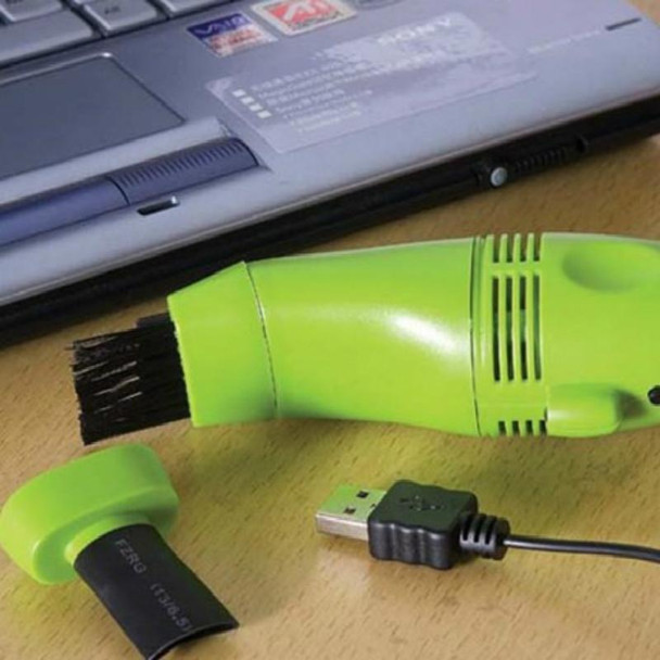 Mini USB Desktop Table Keyboard Vacuum Cleaner with Brushes(Random)