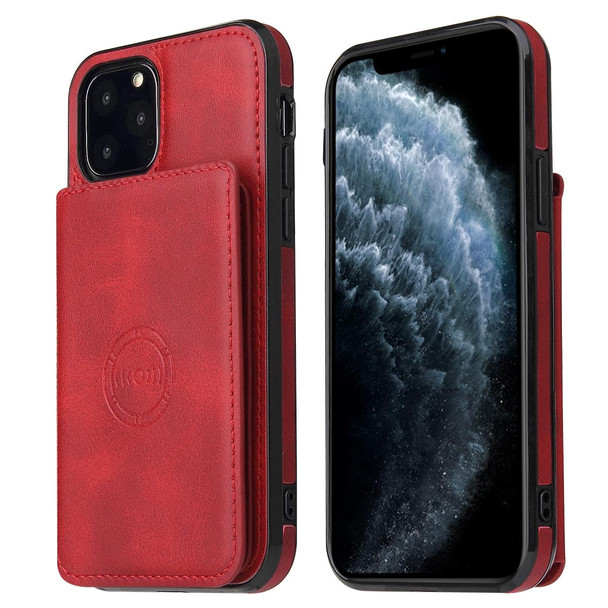 Calf Texture Magnetic Case - iPhone 12 / 12 Pro(Red)