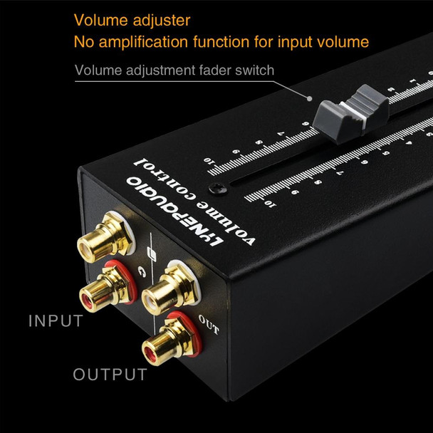 Passive Preamp Source Loudspeaker Box RCA No Power Volume Adjustment Controller