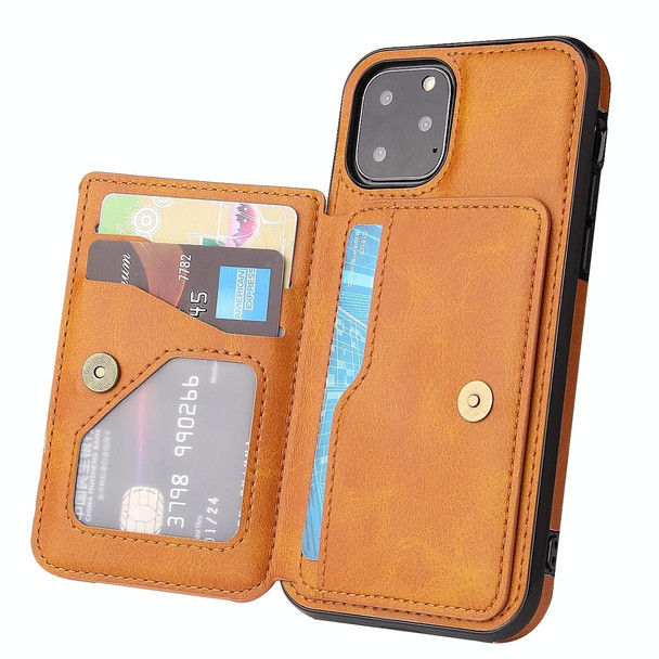 Calf Texture Magnetic Case - iPhone 12 / 12 Pro(Brown)