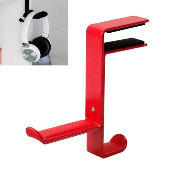 Headphones Racks Desktop Hooks Bookshelves Headset Racks(Red)