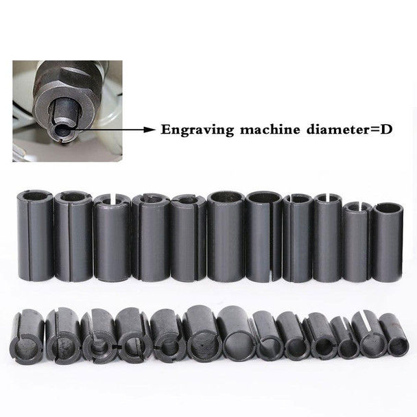 13 PCS/Set Milling Cutter Conversion Chuck Engraving Machine Trimmer Electric Wood Milling Connector