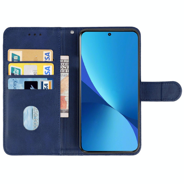 Leather Phone Case - Xiaomi 12 Pro(Blue)