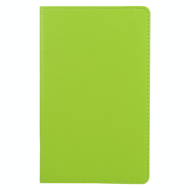 Lenovo M10 HD Litchi Texture Solid Color Horizontal Flip Leather Case with Holder & Pen Slot(Green)