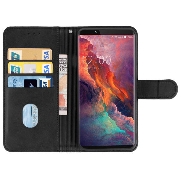 Leather Phone Case - Oukitel K10(Black)