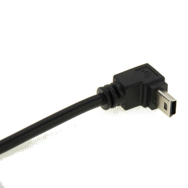 90 Degree Mini USB Male to Mini USB Female Adapter Cable, Length: 28cm