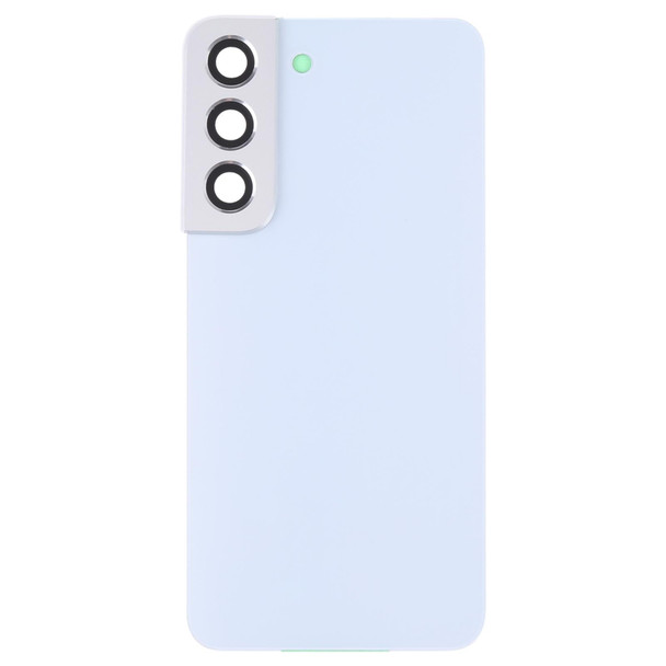 Battery Back Cover with Camera Lens Cover for Samsung Galaxy S22 5G SM-S901B(White)