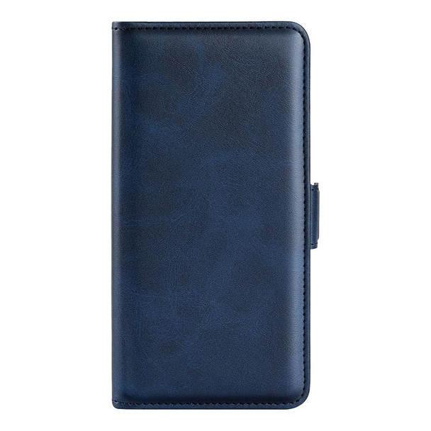 Motorola Moto Edge 30 5G Dual-side Magnetic Buckle Horizontal Flip Leather Phone Case(Dark Blue)