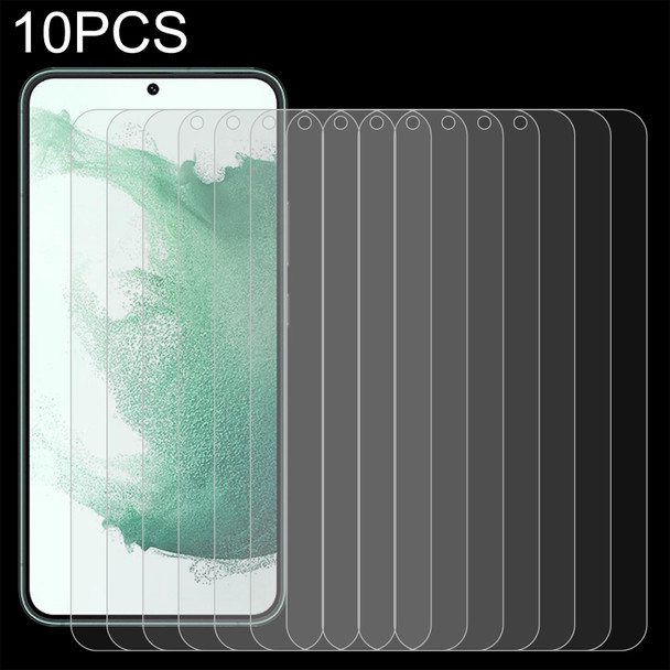 10 PCS 0.18mm 9H 2.5D Tempered Glass Fingerprint Unlock Film - Samsung Galaxy S22+ 5G