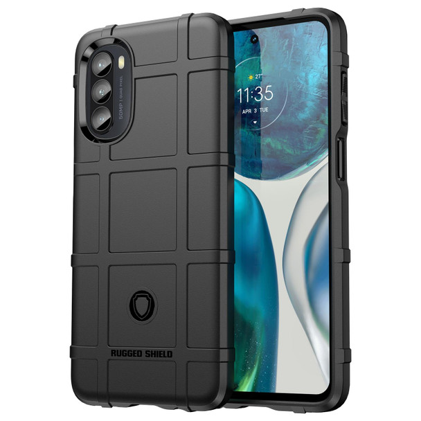 Motorola Moto G52 Full Coverage Shockproof TPU Case(Black)