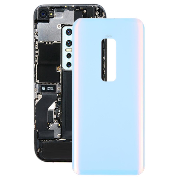 Glass Battery Back Cover for vivo V17 Pro 1909(White)