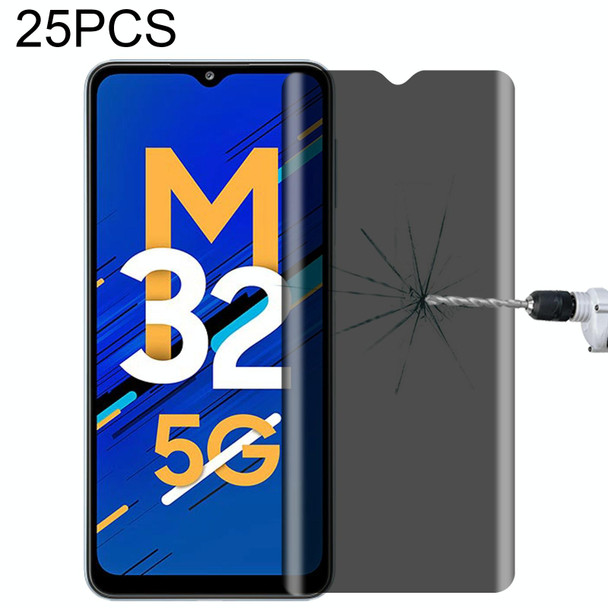 25 PCS Full Cover Anti-peeping Tempered Glass Film - Samsung Galaxy M32 5G