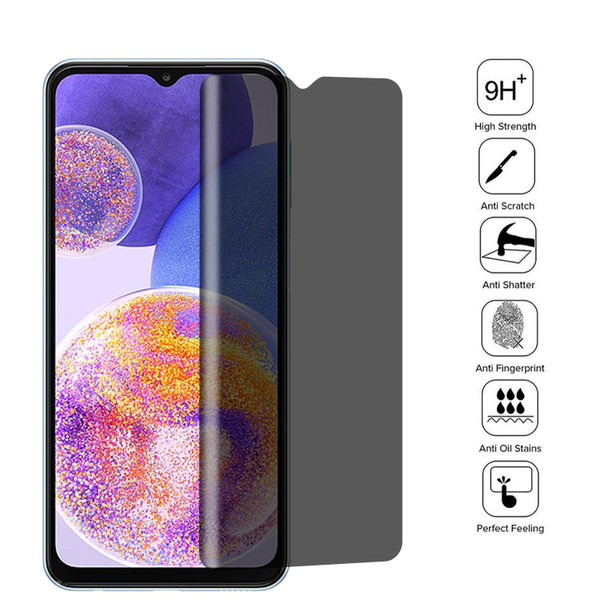 25 PCS Full Cover Anti-peeping Tempered Glass Film - Samsung Galaxy A23