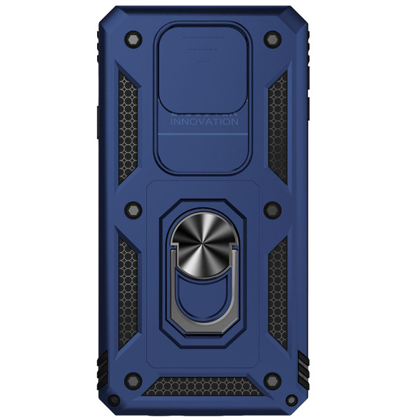 Samsung Galaxy J7 Prime Sliding Camshield Holder Phone Case(Blue)