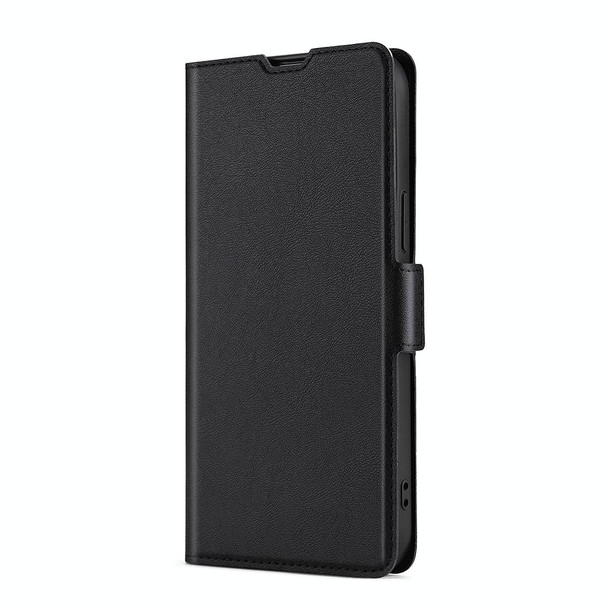 vivo iQOO 5 Pro 5G Ultra-thin Voltage Side Buckle PU + TPU Leather Phone Case(Black)
