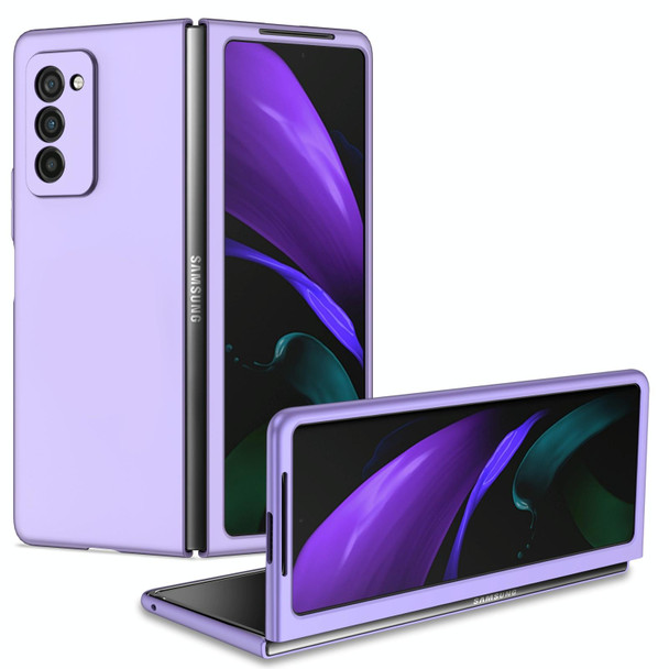 Samsung Galaxy Z Fold2 5G Armor Foldable Phone Case(Purple)