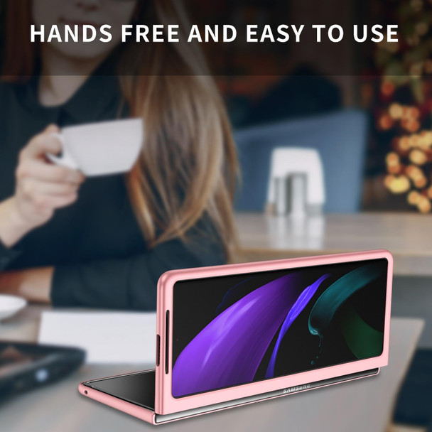 Samsung Galaxy Z Fold2 5G Armor Foldable Phone Case(Pink)