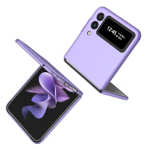 Samsung Galaxy Z Flip3 5G Armor Foldable Phone Case(Purple)