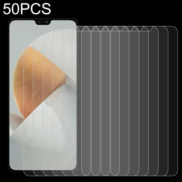 50 PCS 0.26mm 9H 2.5D Tempered Glass Film - vivo V23 Pro