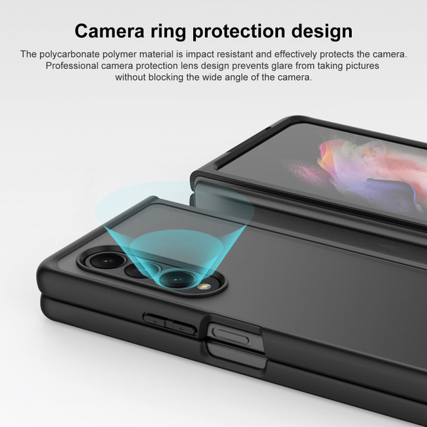 Samsung Galaxy Z Fold3 5G Udun Series TPU + PC Phone Case (White)