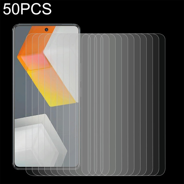 50 PCS 0.26mm 9H 2.5D Tempered Glass Film - vivo iQOO Neo5 S
