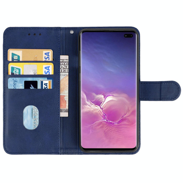 Leather Phone Case - Samsung Galaxy S10(Blue)