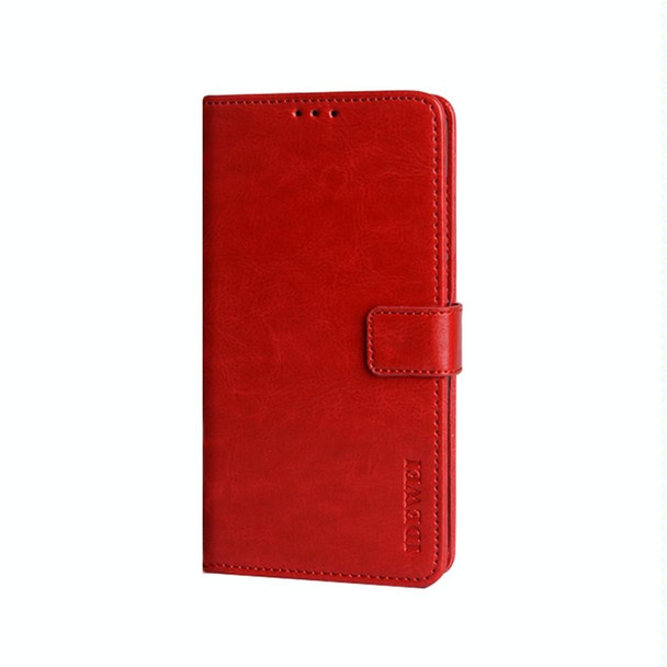 Vivo Y71T idewei Crazy Horse Texture Leather Phone Case(Red)