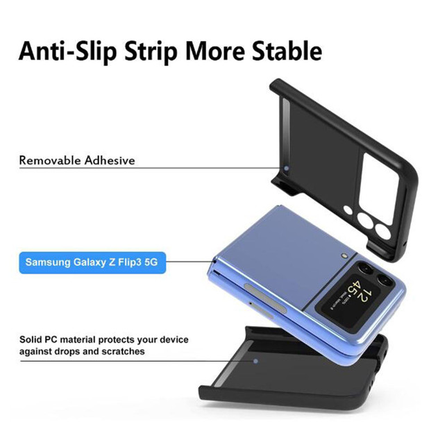 Samsung Galaxy Z Flip3 5G Oil-sprayed Ultra-thin Folding Phone Case(Grey)