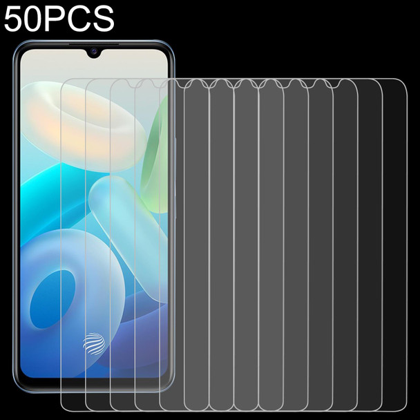 50 PCS 0.26mm 9H 2.5D Tempered Glass Film - vivo Y71t