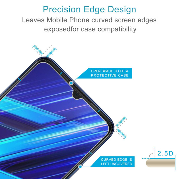 10 PCS 0.26mm 9H 2.5D Tempered Glass Film - vivo Z1x