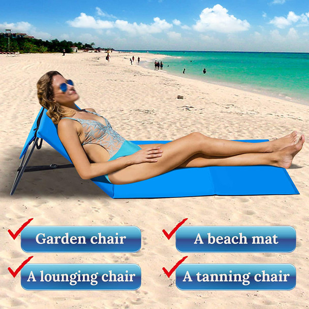Afritrail Beach Lounger Folding Mat Chair