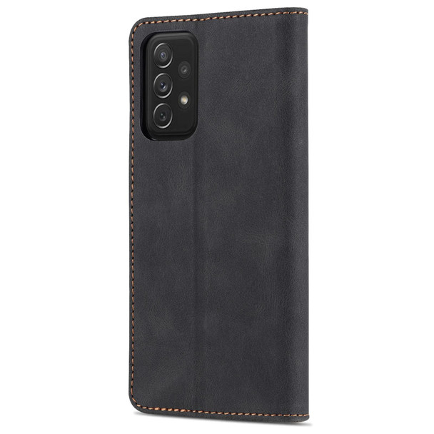 Samsung Galaxy A72 5G / 4G AZNS Dream II Skin Feel PU+TPU Horizontal Flip Leather Case with Holder & Card Slots & Wallet(Black)
