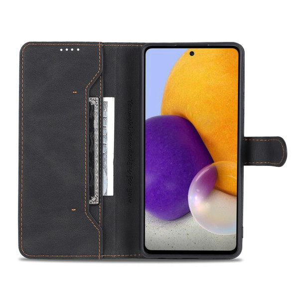 Samsung Galaxy A72 5G / 4G AZNS Dream II Skin Feel PU+TPU Horizontal Flip Leather Case with Holder & Card Slots & Wallet(Black)