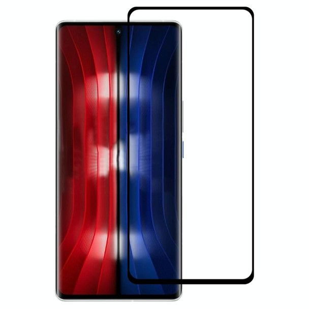 vivo iQOO 8 Pro 3D Curved Edge Full Screen Tempered Glass Film(Black)